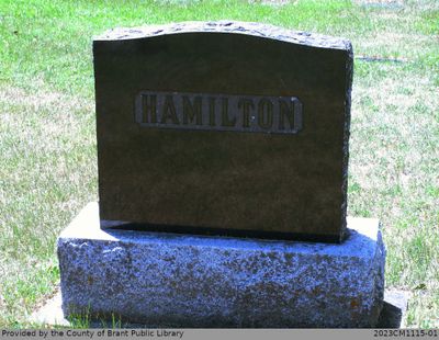 Alexander M. and Annie E. (Black) Hamilton