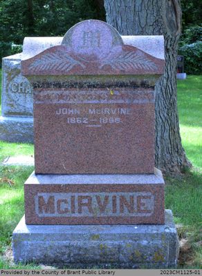 John, Evelyn May, and Edith Rhea McIrvine