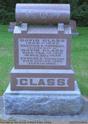 David, Beatrice E. (Turnbull), and Edward A. Glass