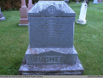 Sarah C., William, and Annie Maria Dougherty