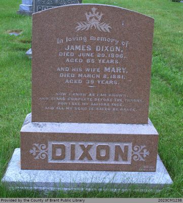 James and Mary Dixon