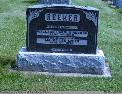 Wallace Harold Reeker and Maude Lee Smith