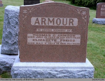 Thomas G. Armour and Elizabeth Preiss