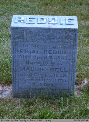 Erial and Maudie Bell Peddie