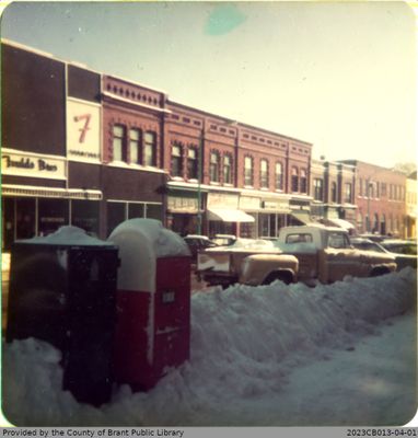 Photograph of Grand River Street in Winter