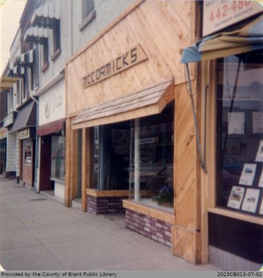 Photograph of McCormicks Florist on Grand River Street