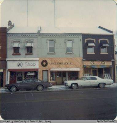 Photograph of McCormicks Florist on Grand River Street