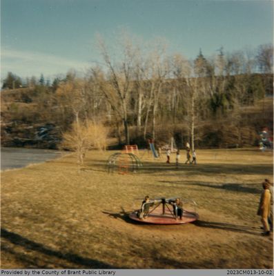 Photograph of a Park in Paris, Ontario