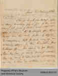 Letter from W.G. Keele to Hiram Capron Confirming Land Sales