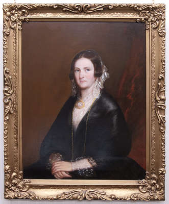 Mary De Long Capron, Hiram's wife