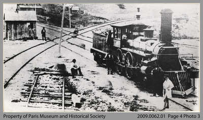 Junction of Grand Western Railway and Buffalo Goderich Railway Lines, c. 1860