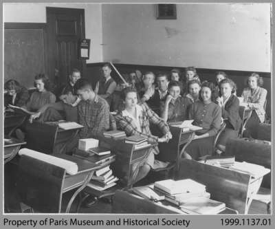 Paris, Ontario, Grade 12 Class, 1941