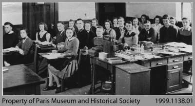 Paris High School Grade 13 English Class, 1941