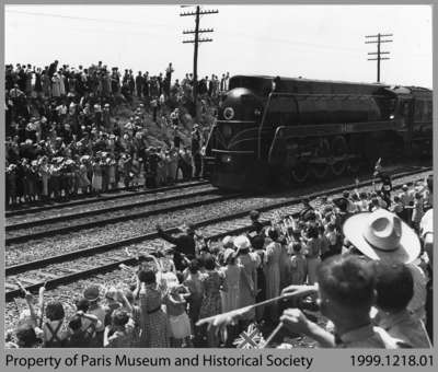 Royal Locomotive Arriving in Paris, June 7, 1939