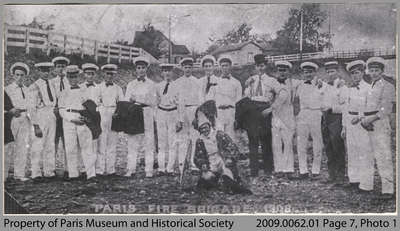 1908 Paris Championship Fire Brigade, with Robert &quot;Bobby&quot; West