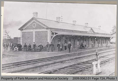 Passengers Waiting at Paris Junction Station