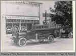 First Motorized Fire Truck in Paris, 1918