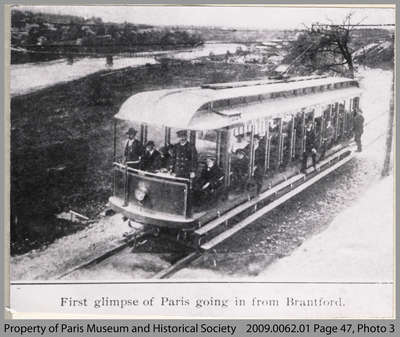 Grand Valley Railway Car, South Paris