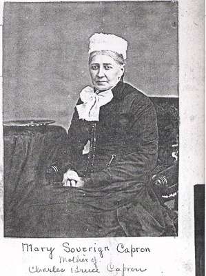 Photograph of Mary Sovereign Capron, Horace Capron's Third Wife