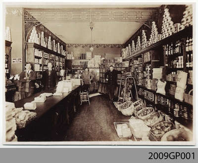 Interior of Woods & Tinknell Store, Paris, ON