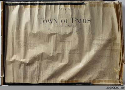 Map of the Town of Paris, 1932