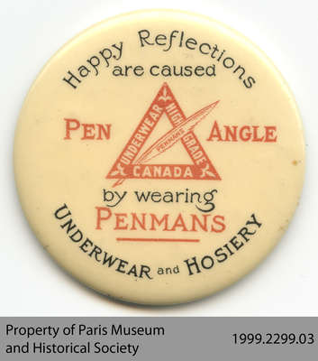 Penmans &quot;Pen Angle&quot; Mirror and Medallion