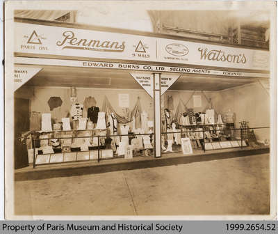 1927 Penmans Advertising Display, Ottawa