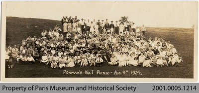 Penmans No. 1 Employee Picnic, 1924