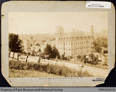 Penmans No. 1 Mill from the Broadway St. W Hill, late 19th century