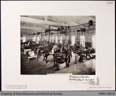 Penmans Sweater Knitting Department, #3 Mill, c. 1935