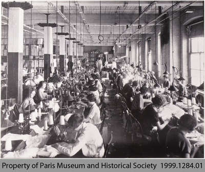 Penmans Sewing Department, #2 Mill, c. 1935