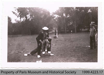 Penmans Clown at Summer Picnic, c. 1940s?