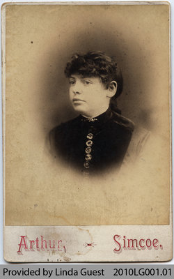 Photograph of unidentified (Mount Pleasant?) Woman