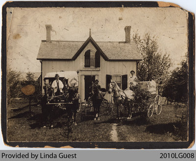 Jim and Charles Guest, Guest Bros. Butchers, 734 Mt. Pleasant Road, c. 19th century