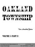 Oakland Township: Two Hundred Years - Volume 5 (Part I)