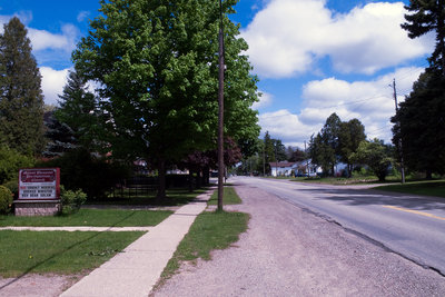 Street past the Presbyterian Church, 2010