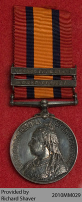 Orange Free State Medal, Boer War