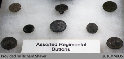 Assorted Regimental Buttons