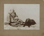 Unidentified Young Woman on a Sled