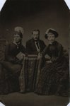 Two Unidentified Women and an Unidentifed Man