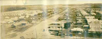 Panorama Photograh of Camp Borden, 1916