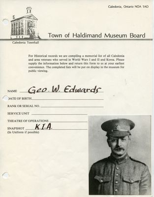 WW1 - Edwards, Geo. W.