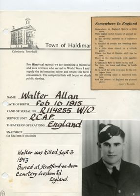 WWII - Allan, Walter