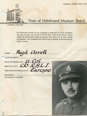 WWII - Arrell, Hugh