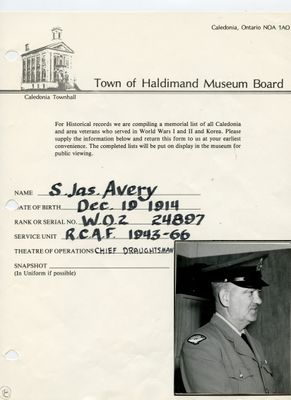 WWII - Avery, S. Jas.