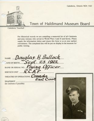 WWII - Bullock, Douglas, H.