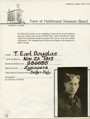 WWII - Douglas, T. Earl