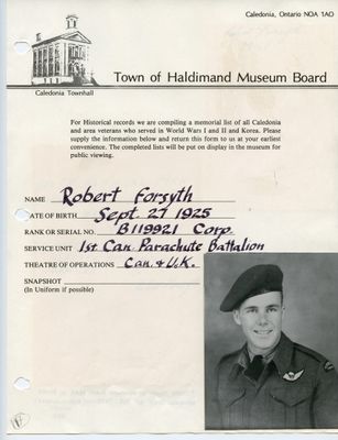 WWII - Forsyth, Robert