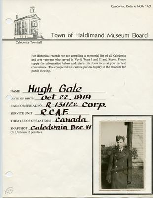 WWII - Gale, Hugh