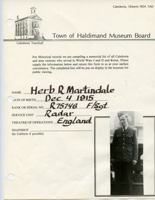 WWII - Martindale, Herb